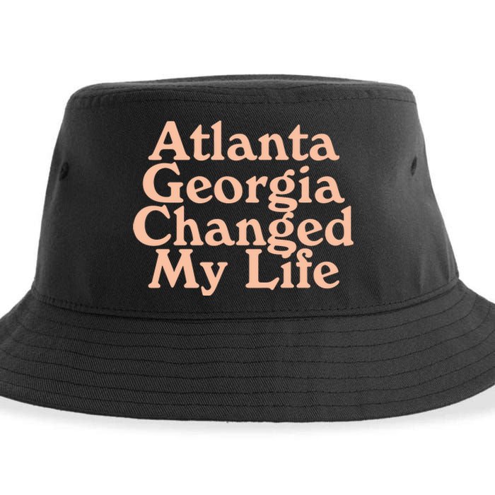 Atlanta Georgia Changed My Life Sustainable Bucket Hat