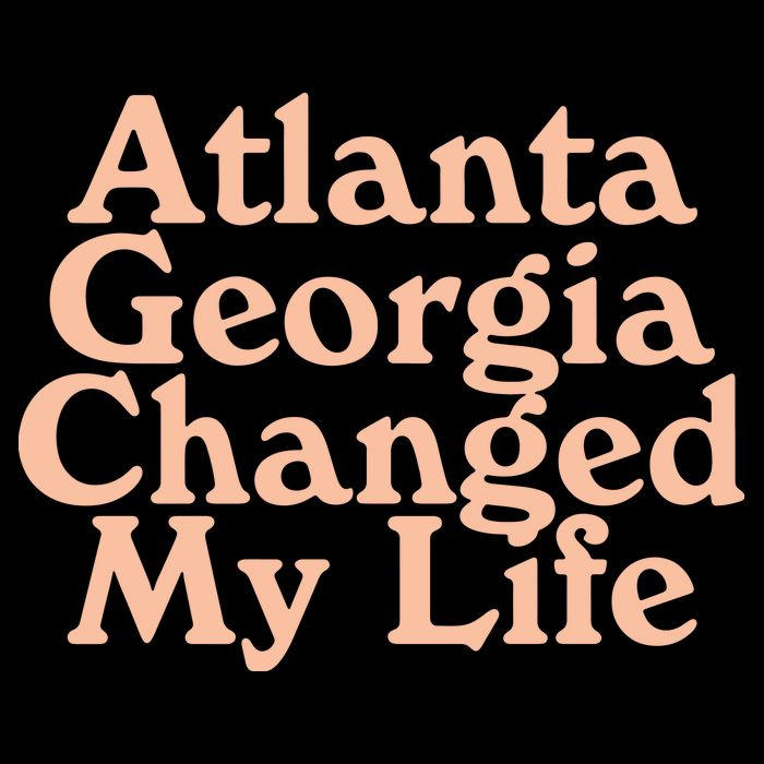 Atlanta Georgia Changed My Life Drawstring Bag