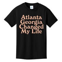 Atlanta Georgia Changed My Life Kids T-Shirt