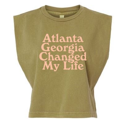 Atlanta Georgia Changed My Life Garment-Dyed Women's Muscle Tee