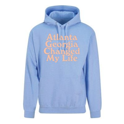 Atlanta Georgia Changed My Life Unisex Surf Hoodie