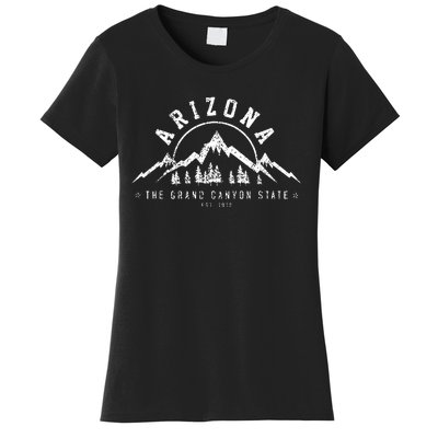 Arizona Grand Canyon State Est 1912 Mountains Nature Gift Women's T-Shirt