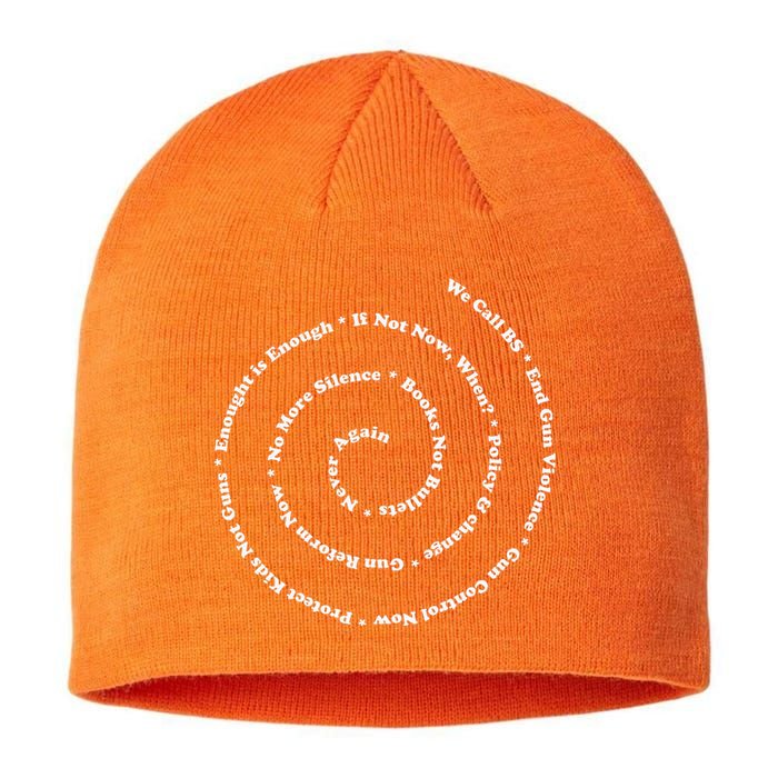 Anti Gun Control Wear Orange End Gun Violence Trend Sustainable Beanie