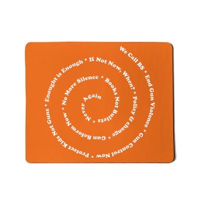 Anti Gun Control Wear Orange End Gun Violence Trend Mousepad