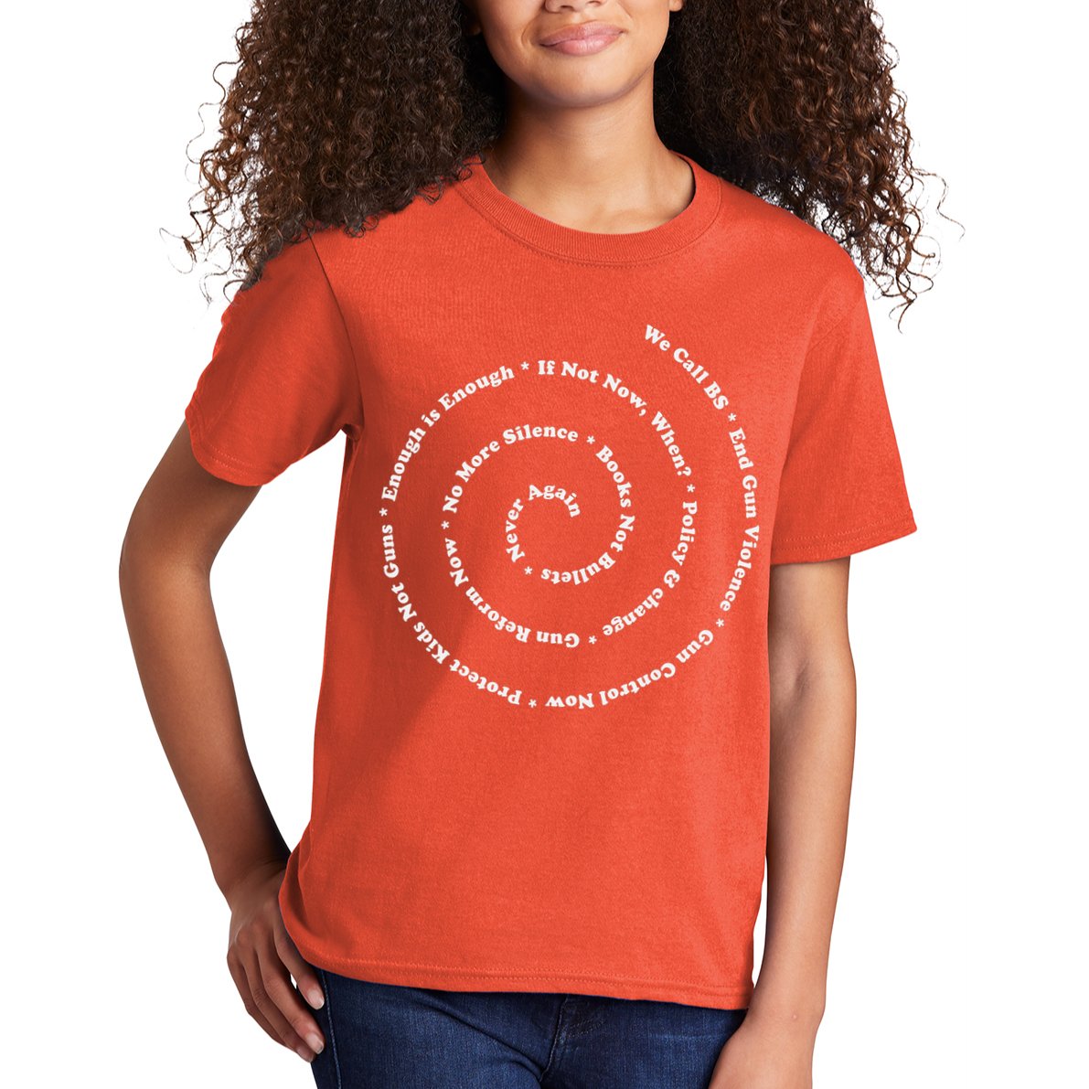 Anti Gun Control Shirt Wear Orange End Gun Violence Kids T-Shirt
