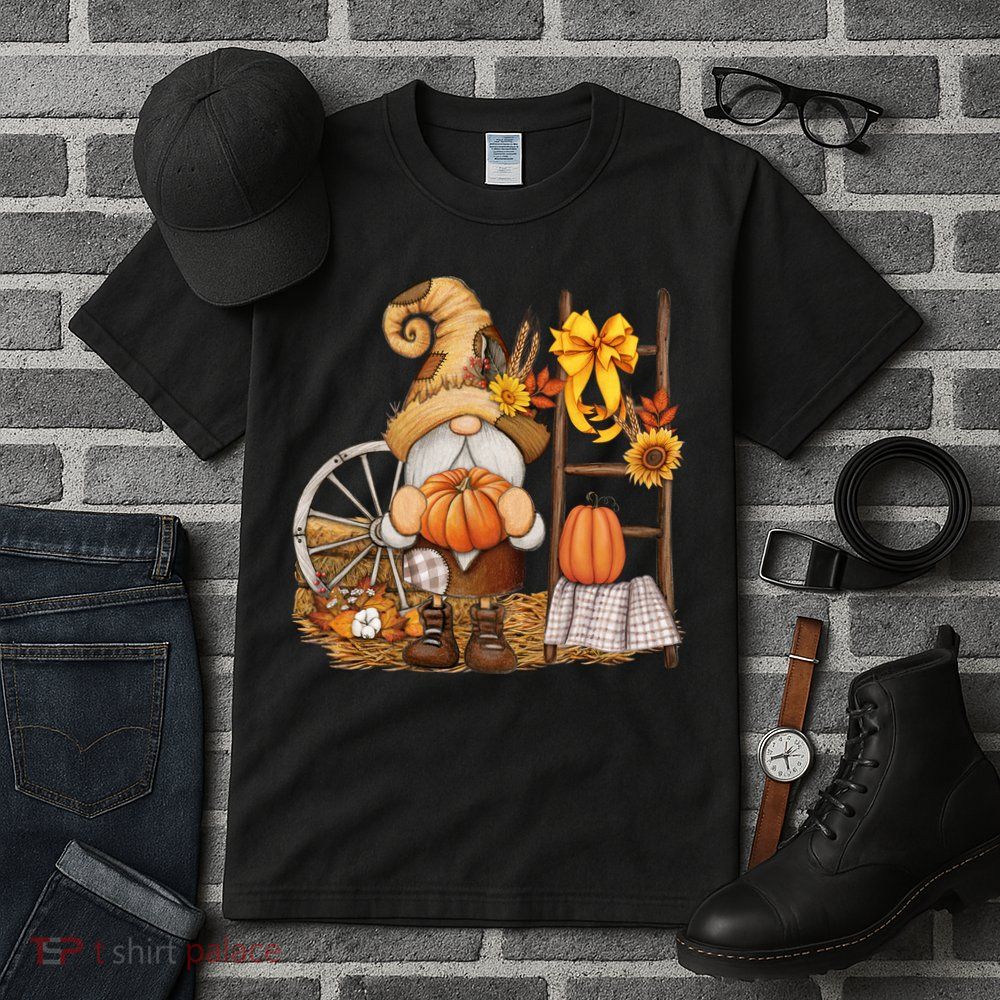Autumn Gnome Cute Fall Season Tall T-Shirt