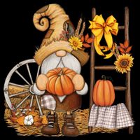 Autumn Gnome Cute Fall Season Poster