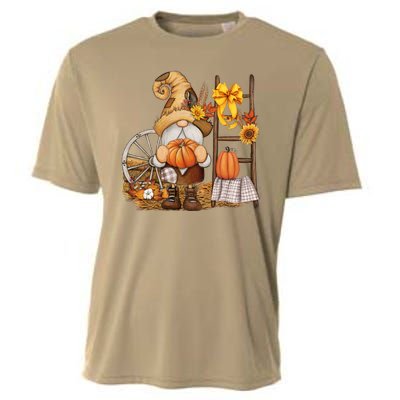 Autumn Gnome Cute Fall Season Cooling Performance Crew T-Shirt