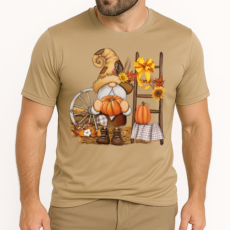 Autumn Gnome Cute Fall Season Cooling Performance Crew T-Shirt