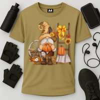 Autumn Gnome Cute Fall Season Cooling Performance Crew T-Shirt