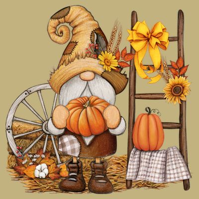 Autumn Gnome Cute Fall Season T-Shirt