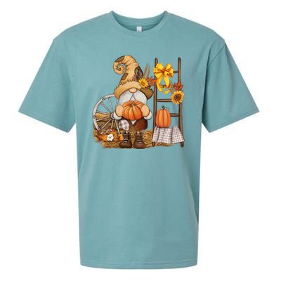 Autumn Gnome Cute Fall Season Sueded Cloud Jersey T-Shirt