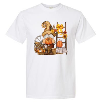 Autumn Gnome Cute Fall Season Garment-Dyed Heavyweight T-Shirt