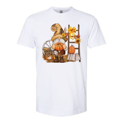 Autumn Gnome Cute Fall Season Softstyle CVC T-Shirt