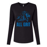 All Grit Detroit Womens Cotton Relaxed Long Sleeve T-Shirt