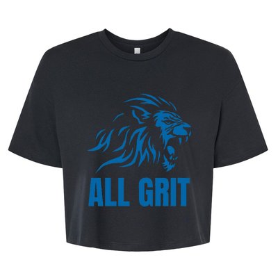 All Grit Detroit Bella+Canvas Jersey Crop Tee