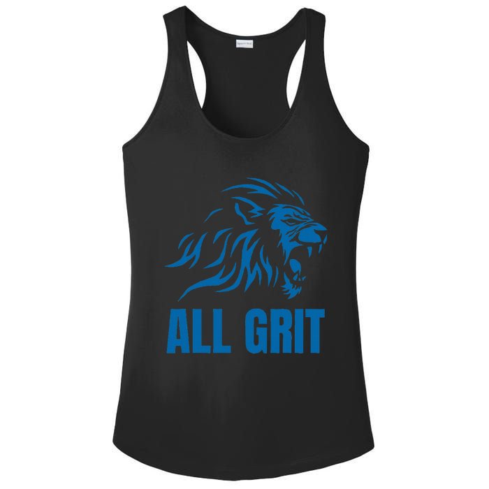 All Grit Detroit Ladies PosiCharge Competitor Racerback Tank