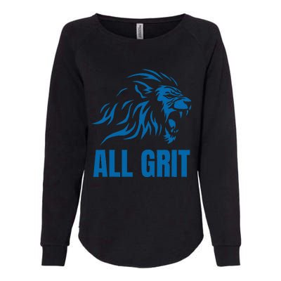 All Grit Detroit Womens California Wash Sweatshirt