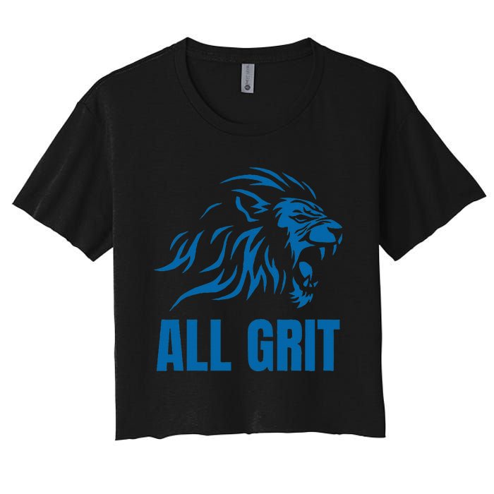 All Grit Detroit Women's Crop Top Tee