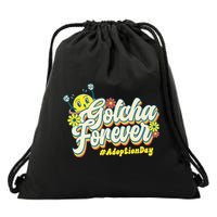 Adopt Gotcha Day Gotcha Forever Family Adoption Day Drawstring Bag