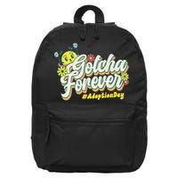 Adopt Gotcha Day Gotcha Forever Family Adoption Day 16 in Basic Backpack