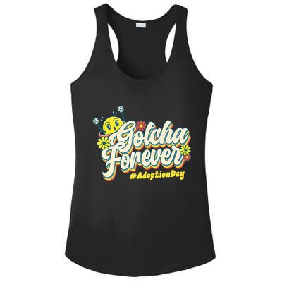 Adopt Gotcha Day Gotcha Forever Family Adoption Day Ladies PosiCharge Competitor Racerback Tank