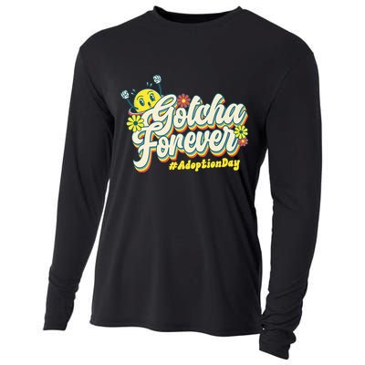 Adopt Gotcha Day Gotcha Forever Family Adoption Day Cooling Performance Long Sleeve Crew