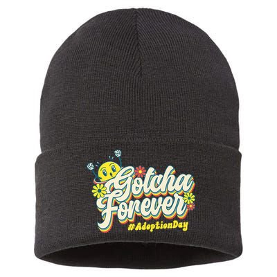 Adopt Gotcha Day Gotcha Forever Family Adoption Day Sustainable Knit Beanie