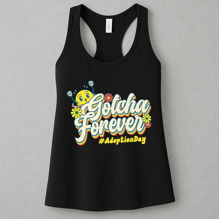 Adopt Gotcha Day Gotcha Forever Family Adoption Day Womens Tank Top
