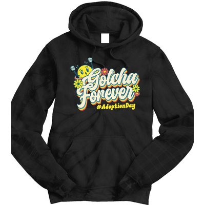 Adopt Gotcha Day Gotcha Forever Family Adoption Day Tie Dye Hoodie