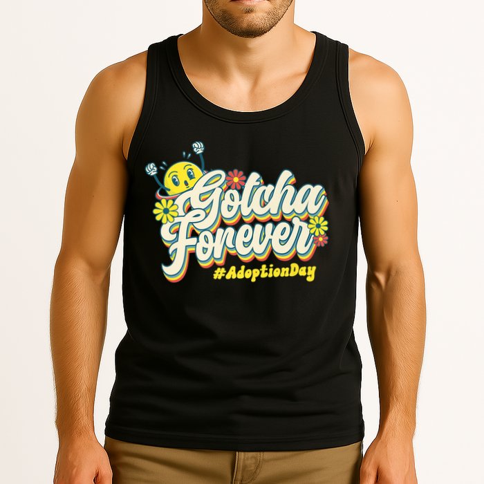 Adopt Gotcha Day Gotcha Forever Family Adoption Day Tank Top