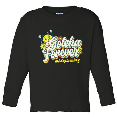 Adopt Gotcha Day Gotcha Forever Family Adoption Day Toddler Long Sleeve Shirt