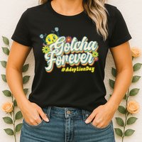 Adopt Gotcha Day Gotcha Forever Family Adoption Day Womens T-Shirt