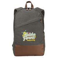 Adopt Gotcha Day Gotcha Forever Family Adoption Day Cotton Canvas Backpack