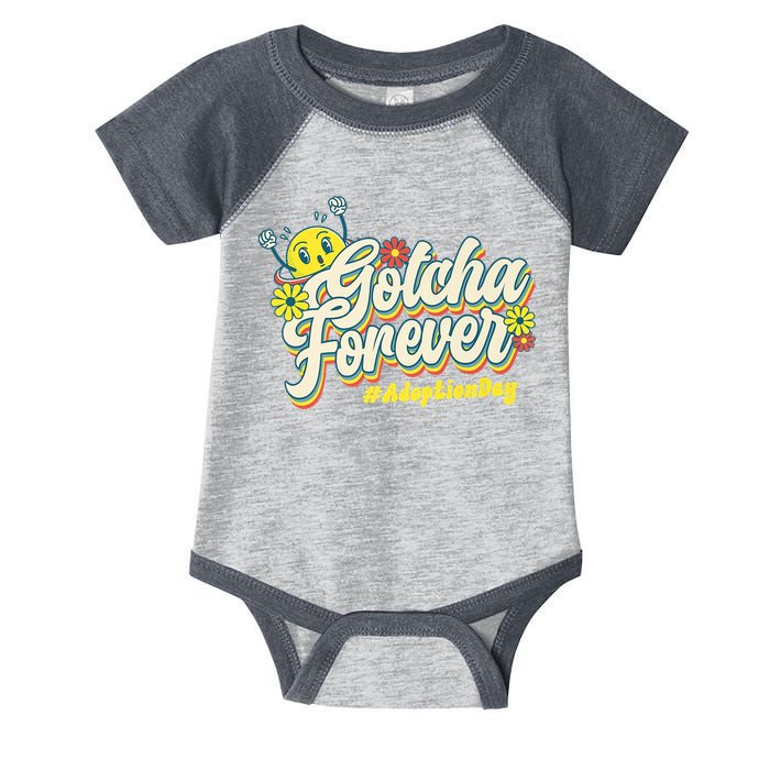 Adopt Gotcha Day Gotcha Forever Family Adoption Day Infant Baby Jersey Bodysuit