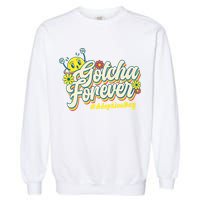 Adopt Gotcha Day Gotcha Forever Family Adoption Day Garment-Dyed Sweatshirt