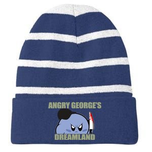 Angry GeorgeS Dreamland Striped Beanie with Solid Band