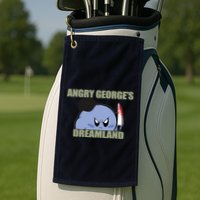 Angry GeorgeS Dreamland Golf Towel