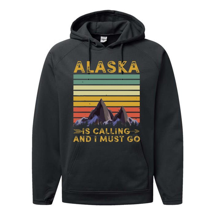 Alaska Gifts Denali Juneau Alyaska Performance Fleece Hoodie