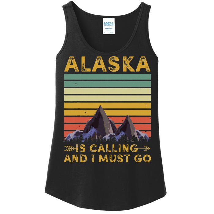 Alaska Gifts Denali Juneau Alyaska Ladies Essential Tank