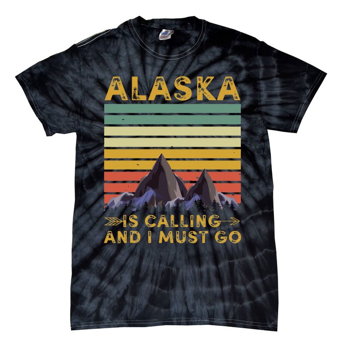 Alaska Gifts Denali Juneau Alyaska Tie-Dye T-Shirt