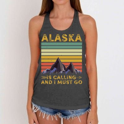 Alaska Gifts Denali Juneau Alyaska Women's Knotted Racerback Tank