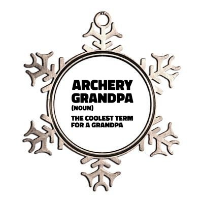 Archery Granddad Definition Great Gift Bow Arrow Competition Archery Gift Metallic Star Ornament