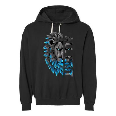 All Grit Detroit Football Garment-Dyed Fleece Hoodie