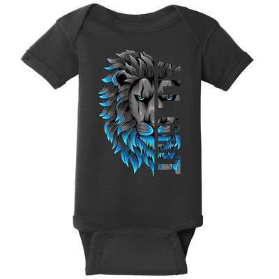 All Grit Detroit Football Baby Bodysuit