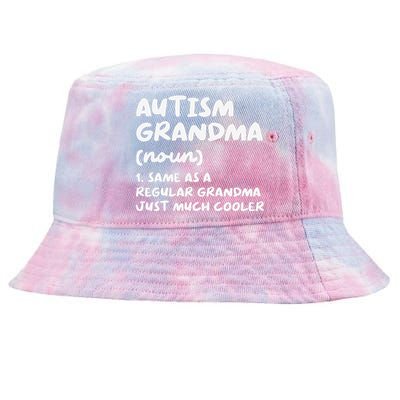 Autism Grandma Definition Tie-Dyed Bucket Hat