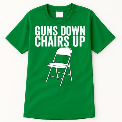 Alabama Guns Down Chairs Up Funny White Folding Chairs Fight Tall T-Shirt