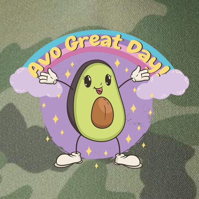 Avo Great Day Avocado Legacy Tie Dye Trucker Hat