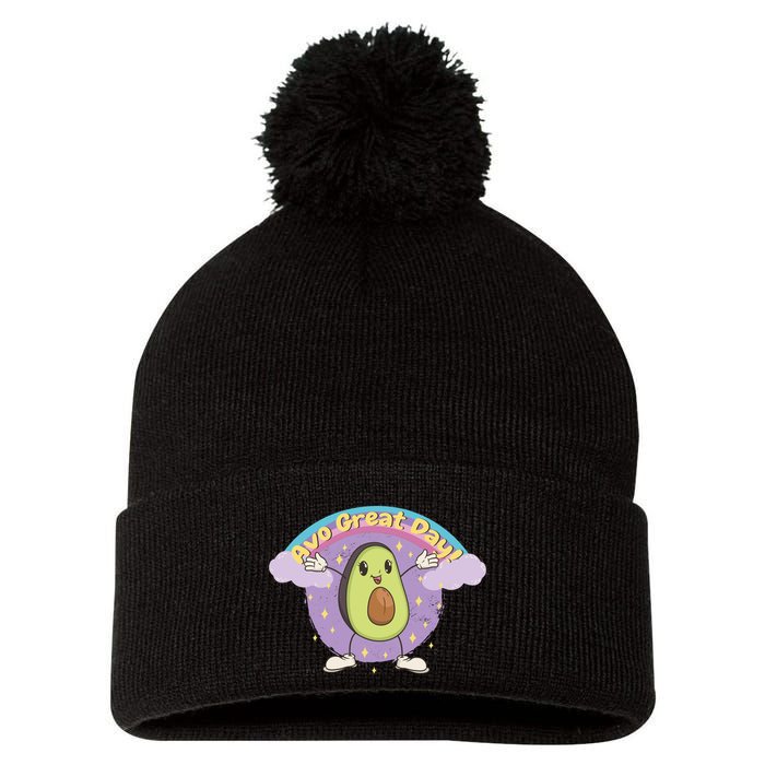Avo Great Day Avocado Pom Pom 12in Knit Beanie