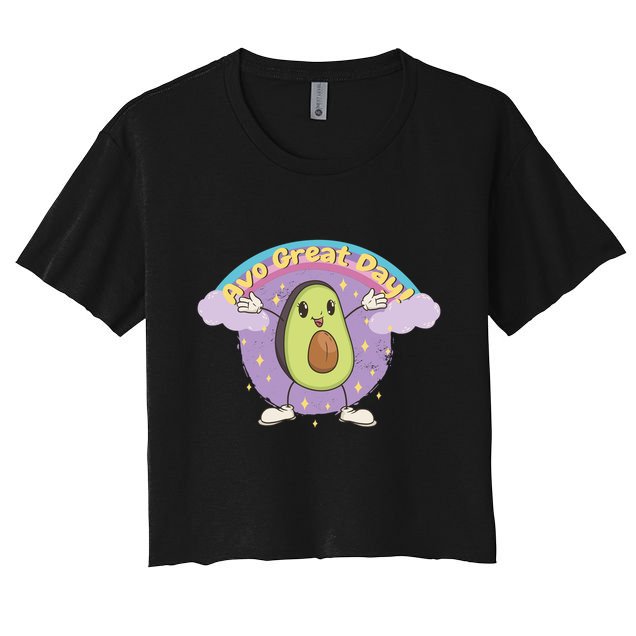 Avo Great Day Avocado Crop Top